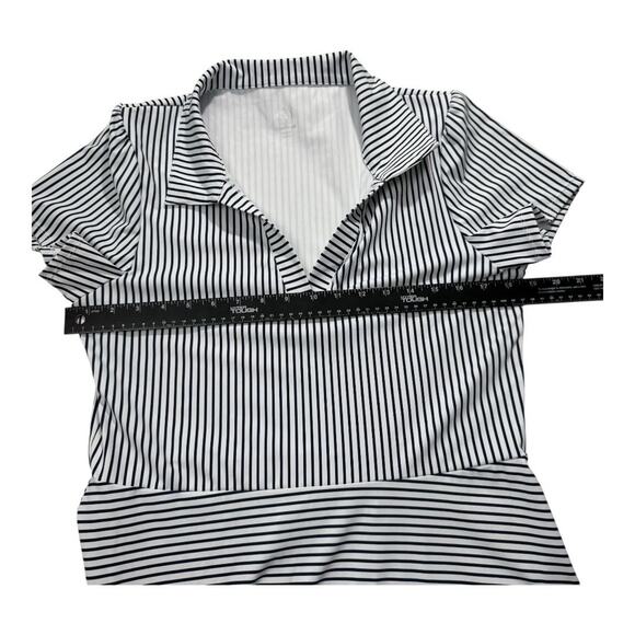 Addison Bay Striped Mini Dress - Black and White - Picture 4 of 9